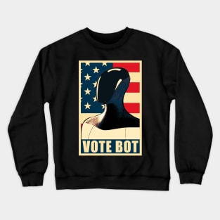 Vote Tesla Bot Crewneck Sweatshirt